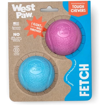 West Paw Boundr Üreges Labda Kutyáknak Pink-kék S-M 2db
