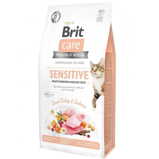 Brit Care Cat Grain Free Sensitive Turkey and Salmon