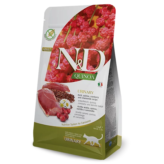 N&amp;D Quinoa Urinary kacsás macskatáp a húgyutak védelméért