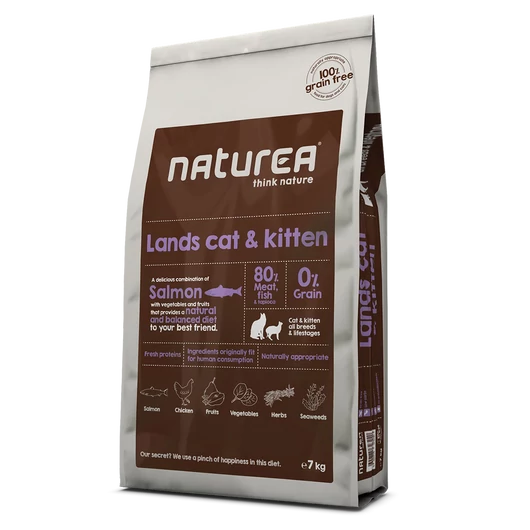 Naturea Lands Cat &amp; Kitten macskatáp