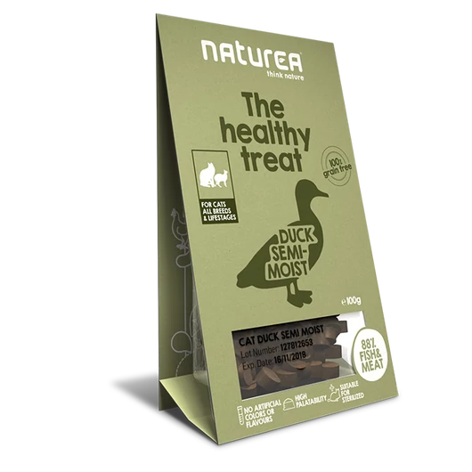 Naturea félnedves kacsahús jutalomfalat
