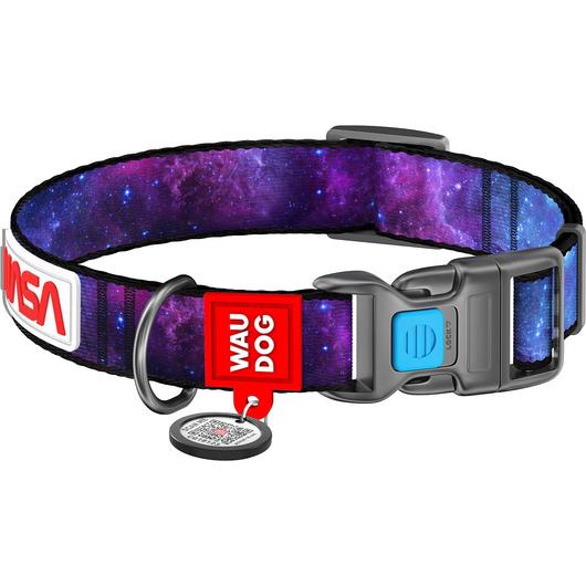 WAUDOG QR Tag Nylon csatos nyakörv &quot;NASA21&quot;