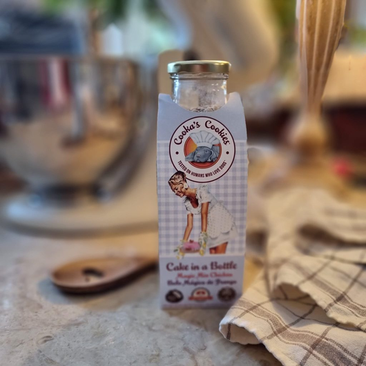 Cooka's Cake In A Bottle kutyatorta alappor üvegben csirke ízű