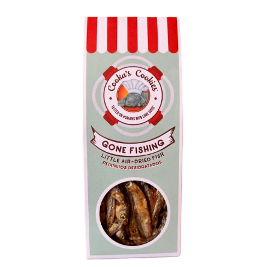 Cooka's Cookie Gone Fishing Apró Szárított Halak Kutyáknak