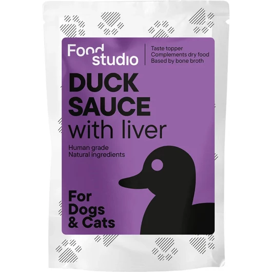 Food Studio BIO Kacsa Szósz Pisztrángmájjal és Sárgarépával