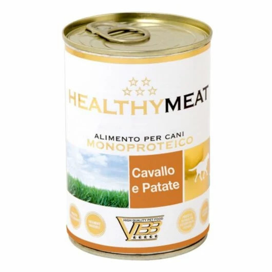Healthy Meat 95% Ló Monoproteines Paté Burgonyával Felnőtt kutyáknak