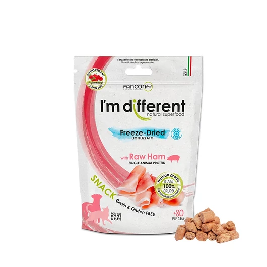 I’m Different® freeze-dried sertés prosciutto crudo tréning jutalomfalat 