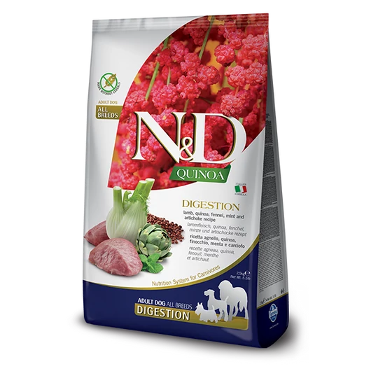 N&amp;D Dog Quinoa Digestion bárány kutyatáp