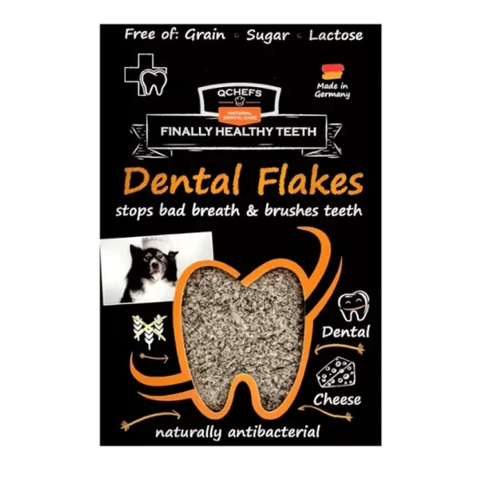 Qchefs Dental Flakes Természetes Fogtisztító Pehely Kutyáknak
