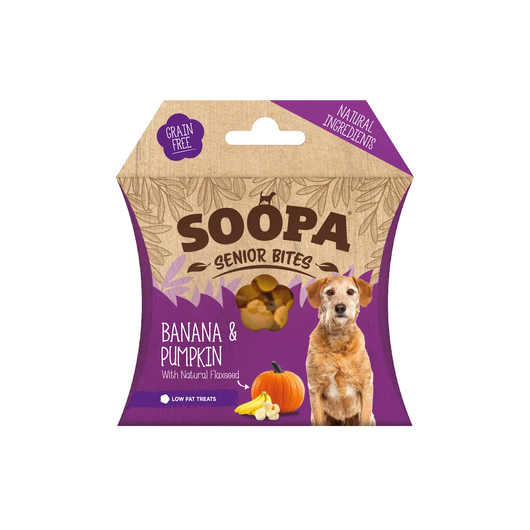 Soopa vegán és gabonamentes jutalomfalat idősödő kutyáknak