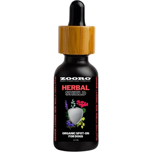Zooro Herbal Shield Spot-on 100% természetes illóolaj keverék kutyáknak