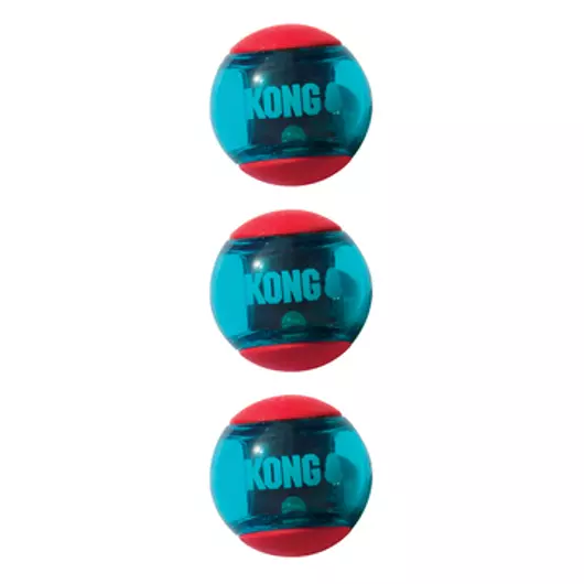 Kong Squeezz Action Red labda kutyajáték