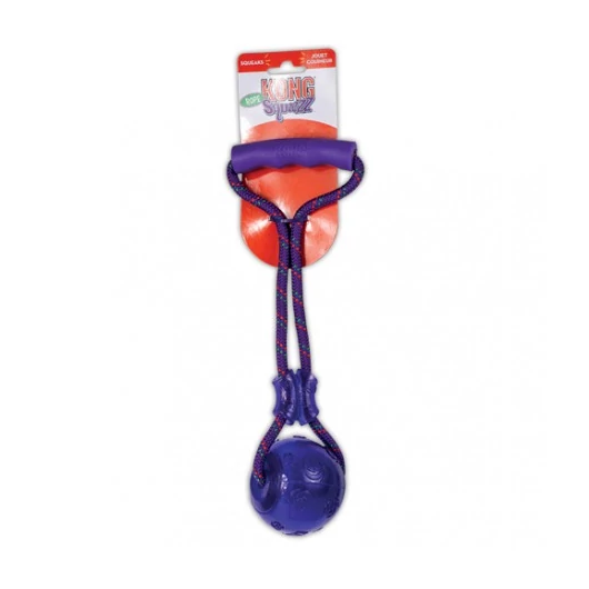Kong Squeezz Ball with Handle ametiszt