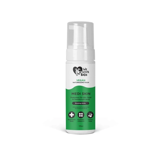 We Love Bark Medi Skin prebiotikus fül, bőr, redő és szemkörnyékápoló hab