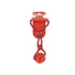 Kép 1/3 - Kong Squeezz Ball with Handle rubin