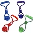 Kép 2/3 - Kong Squeezz Ball with Handle smaragd